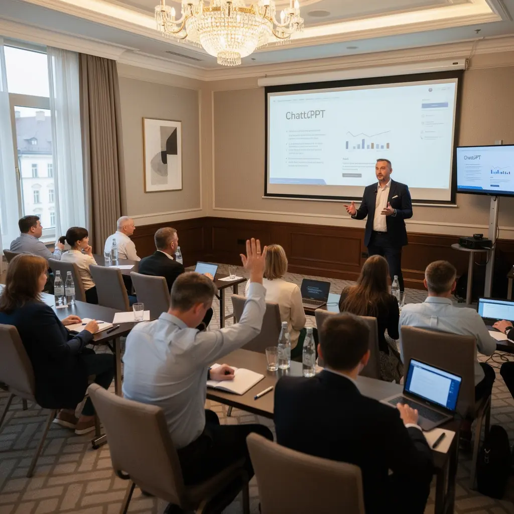 Tehnoloģiju integrācijas seminārs ar dalībniekiem, kas aktīvi iesaistās.